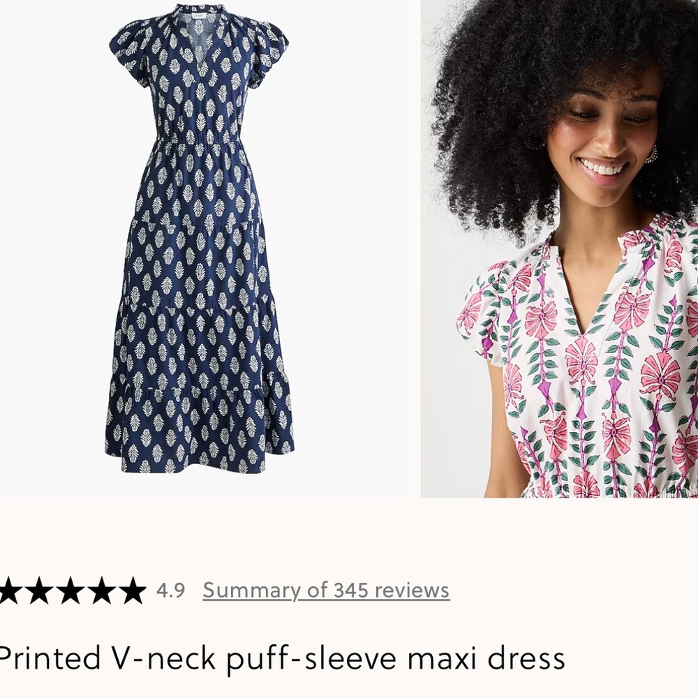 JCrew Factory Dress Navy 00